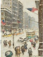 Fifth Avenue in the Snow, c. 1940